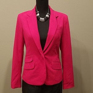 New York and Company Magenta Fuchsia Pink Blazer